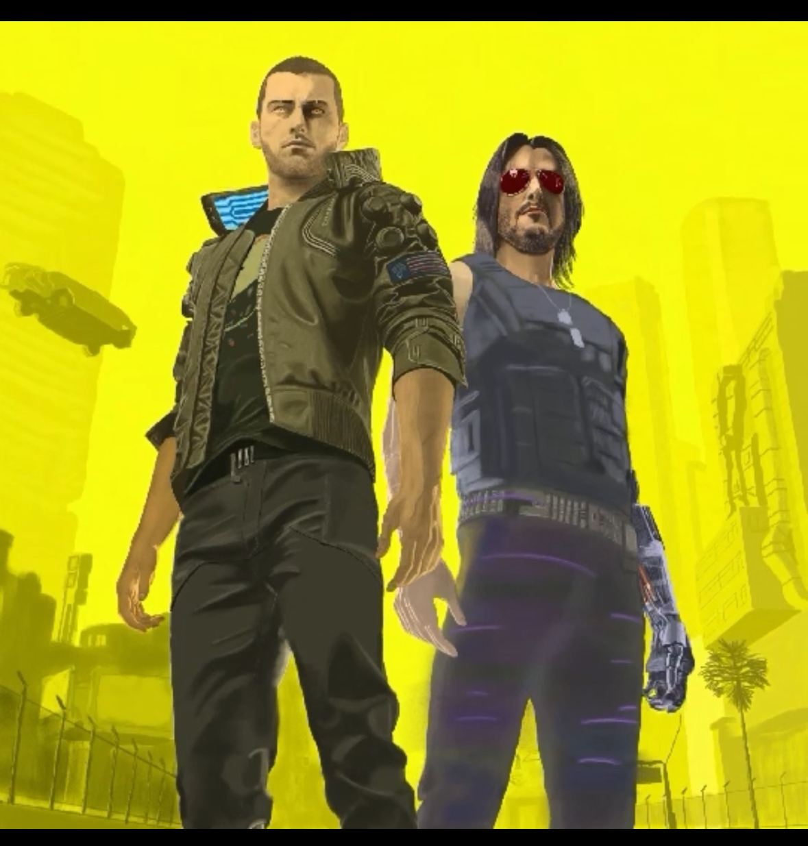 Johnny Silverhand and V — Cyberpunk 2077